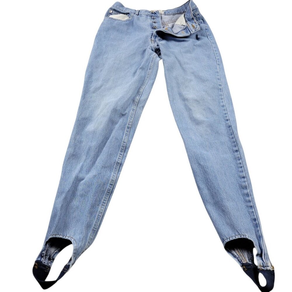 VTG Polo Ralph Lauren Stirrup Jeans Women's 29 (Fits 27) Button Fly USA